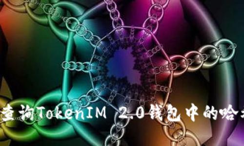 如何查询TokenIM 2.0钱包中的哈希值？